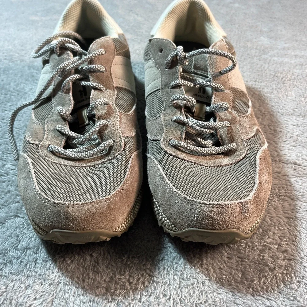 Johnnie O Vintage‎ Style Sneakers Lace Up Suede Brown Casual Shoes